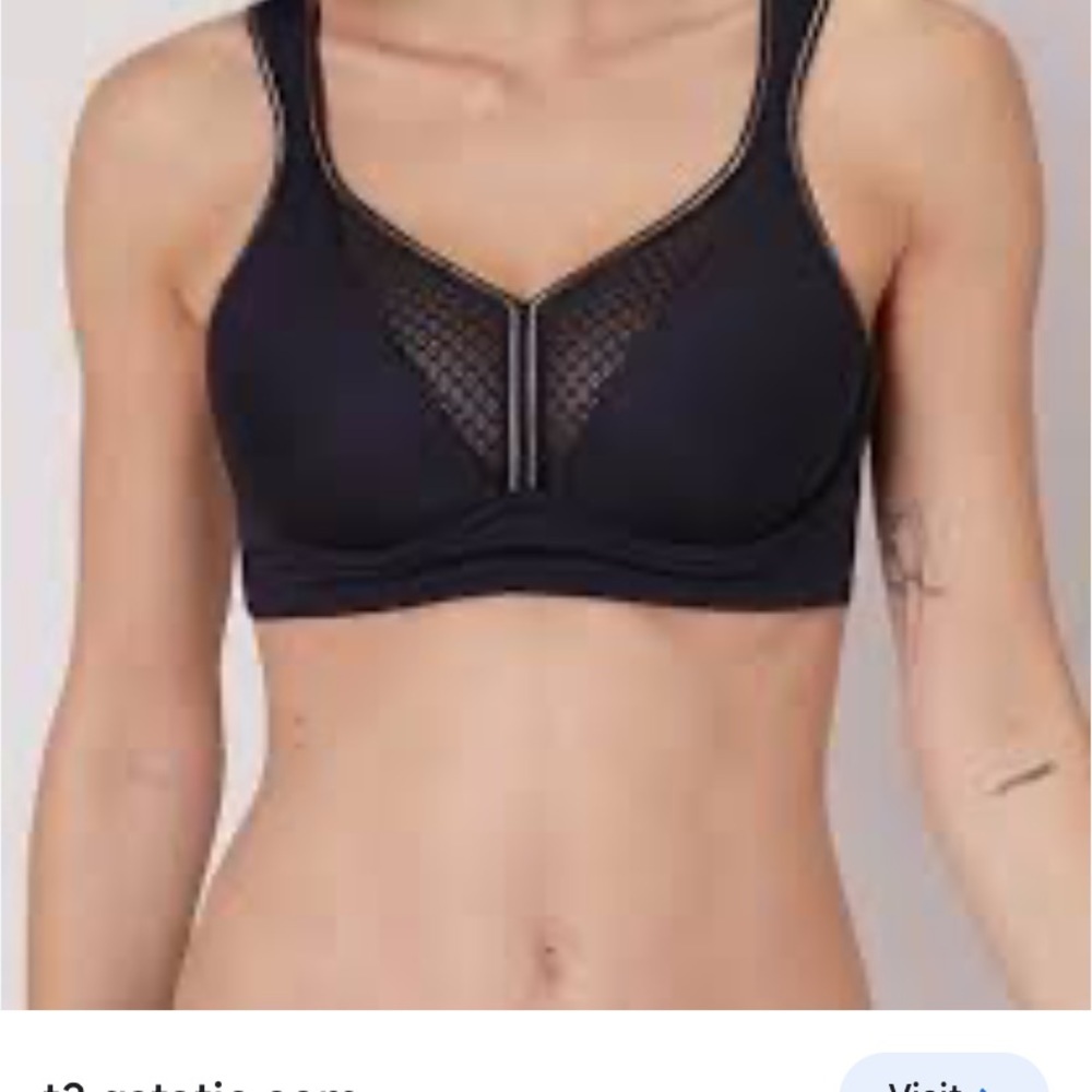 NWOT Simone Perele bra harmony sport underwire black SZ 42C EUR SZ 80D - Picture 14 of 14